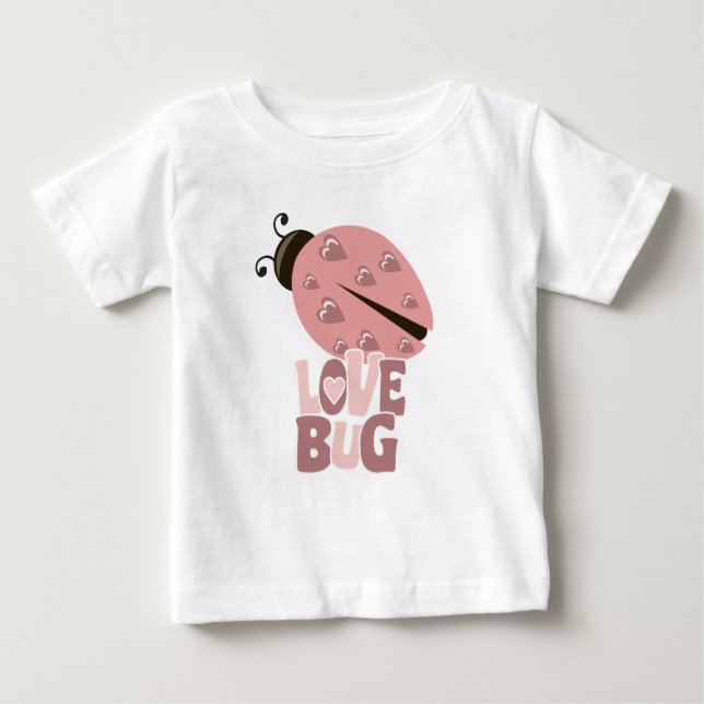 T-shirts Ladybug Love Children's Shirt (Frente)