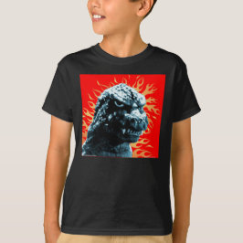 T-shirts 'Lagarto gigante no fogo