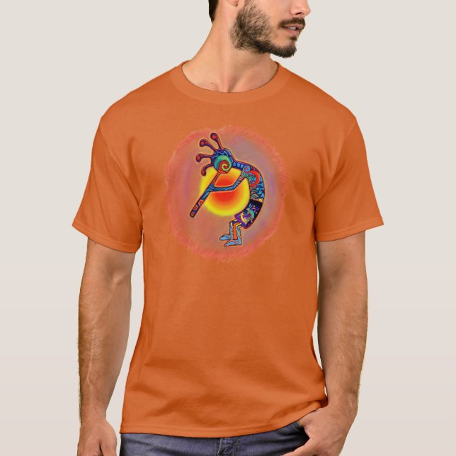 T-shirts Lagarto Sun de Kokopelli (Frente)