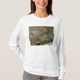 T-shirts Lago Balkhash em Kazakhstan oriental