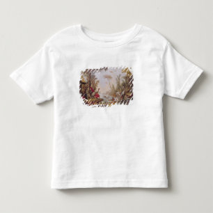 T-shirts Lago com gansos, cegonhas, papagaios e