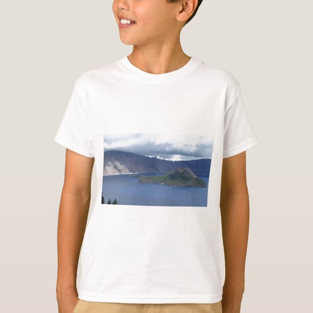 T-shirts Lago crater (Frente)