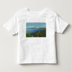 T-shirts Lago e montanhas verdes