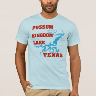 T-shirts Lago kingdom do gambá, Texas