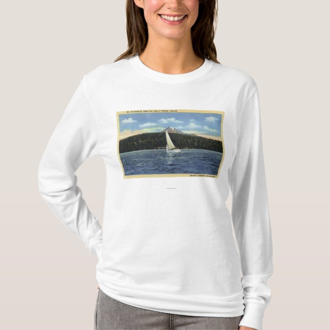 T-shirts Lago O as madeiras, Oregon (Frente)