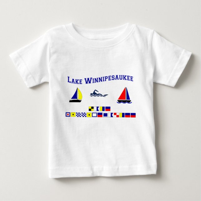 T-shirts Lago Winnipesaukee, NH (Frente)