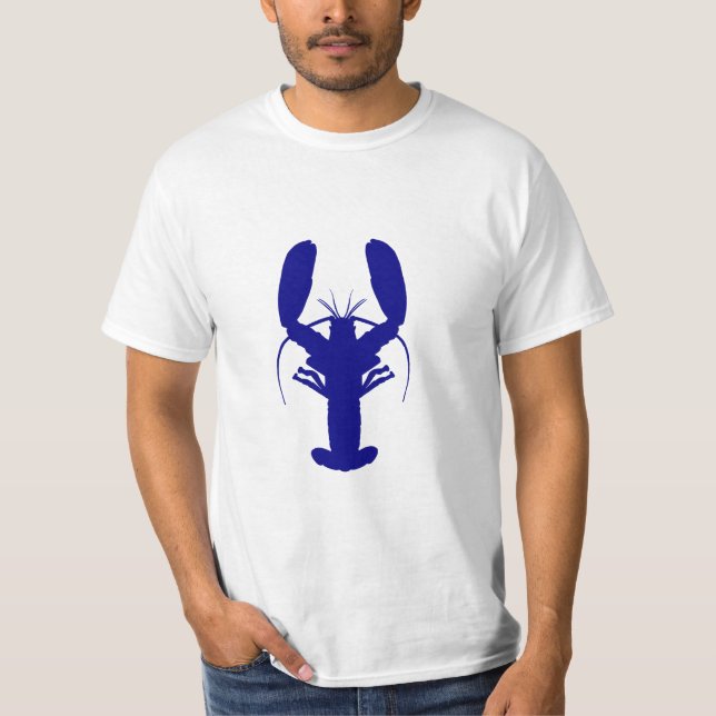 T-shirts Lagosta Marinho Azul Costeira (Frente)