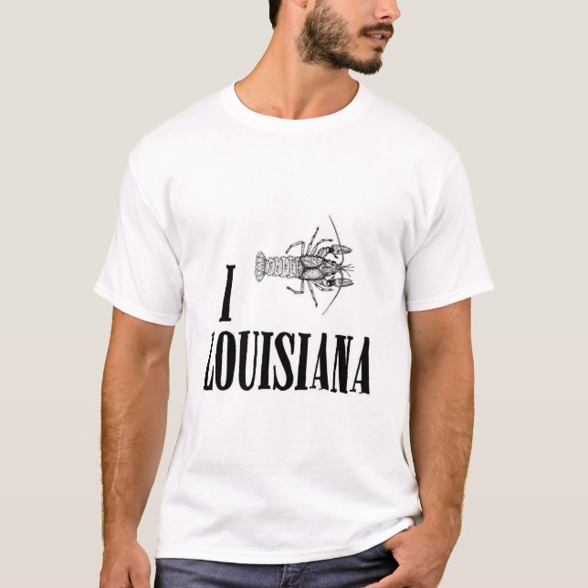 T-shirts Lagostins de Louisiana (Frente)