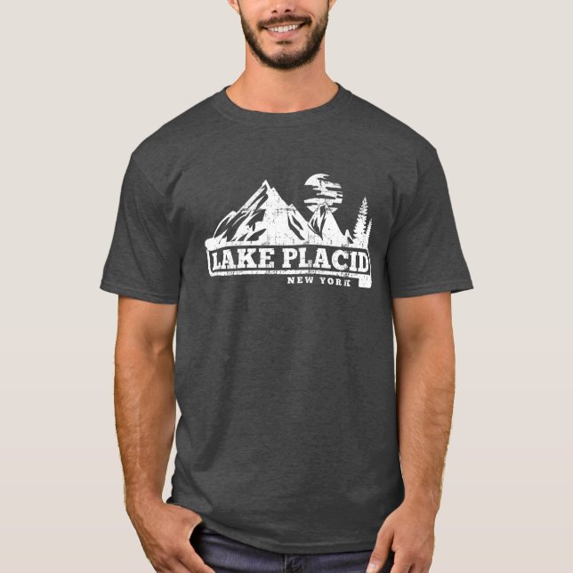 T-shirts Lake Placid (Frente)