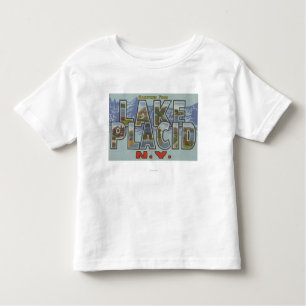T-shirts Lake Placid, New York - grandes cenas da letra