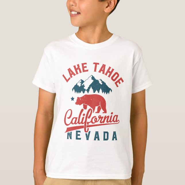 T-shirts Lake Tahoe Califórnia Nevada (Frente)