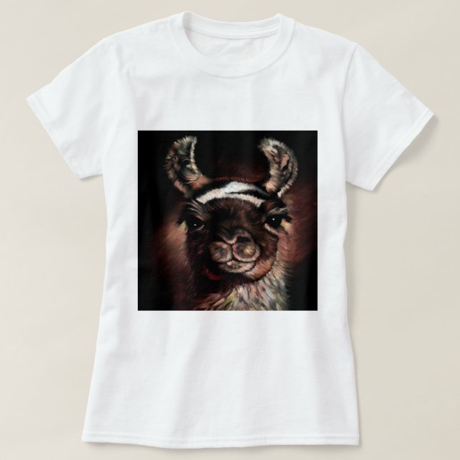 T-shirts Lama Cusco Peru (Frente do Design)