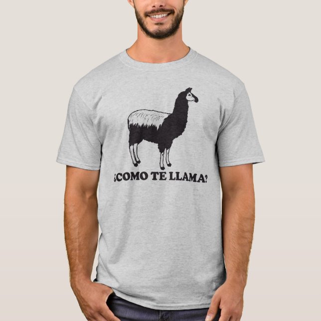 T-shirts Lama de Como Te (Frente)