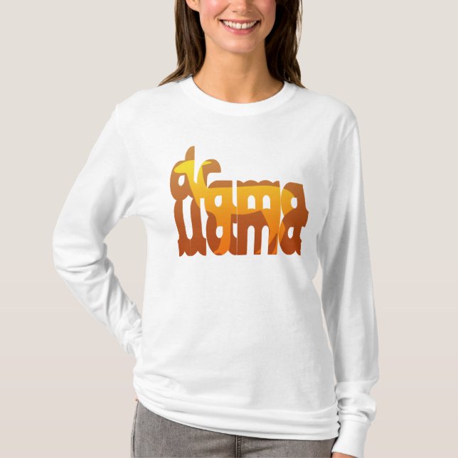 T-shirts Lama do drama (Frente)