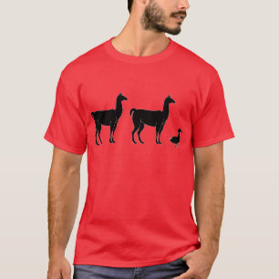 T-shirts Lama, lama, pato