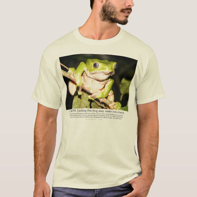 T-shirts Lamber este sapo pode fazê-lo louco (Frente)