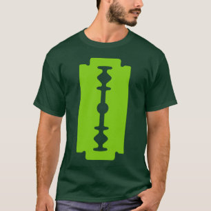 T-shirts Lâmina de Razor - Verde Marciano no Escuro