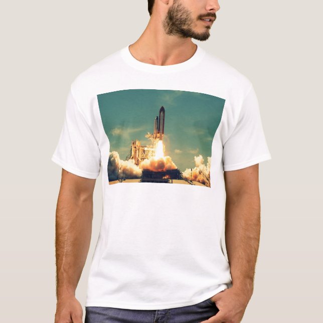 T-shirts Lançamento de Rocket (Frente)