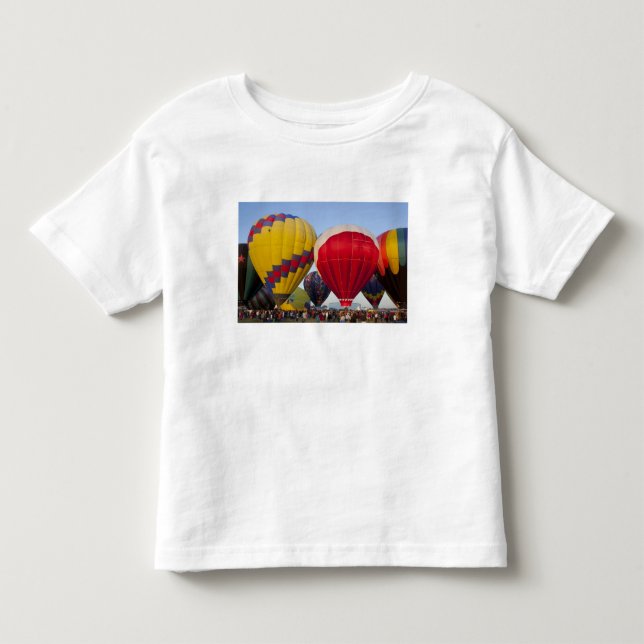 T-shirts Lançando balões de ar quente (Frente)