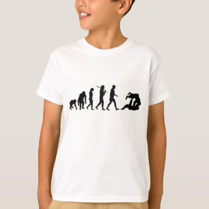 T-shirts Lance marcial da evolução do cinturão negro do