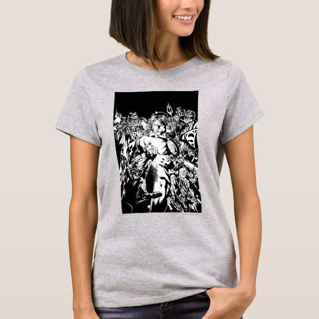 T-shirts Lanterna Verde Cercada (Frente)