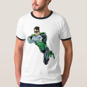 T-shirts Lanterna verde - cómica, ambos os braços para a