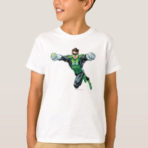 T-shirts Lanterna verde - cómica, olhando para a frente