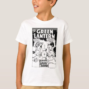 T-shirts Lanterna verde contra Sinestro, preto e branco