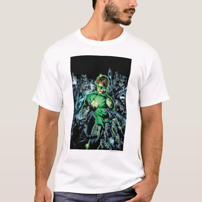 T-shirts Lanterna Verde - Cor (Frente)