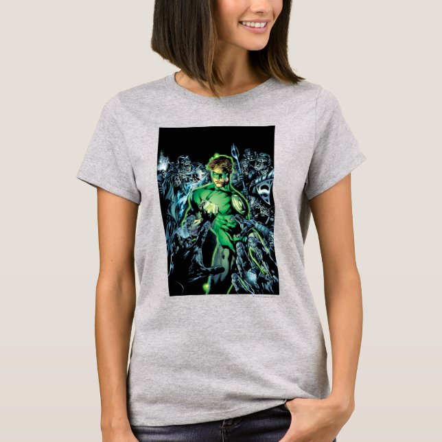 T-shirts Lanterna Verde - Cor (Frente)