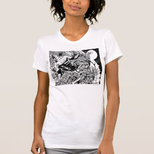 T-shirts Lanterna verde e a lua - preto e branco