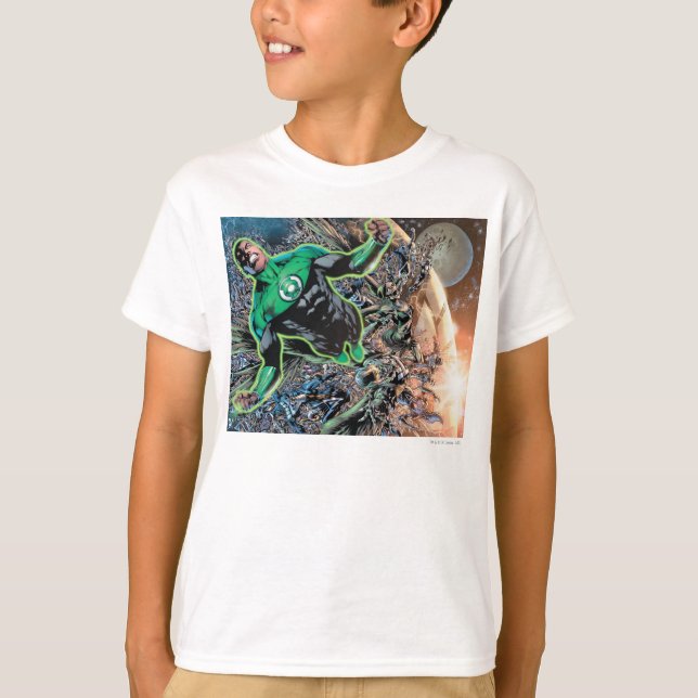 T-shirts Lanterna Verde e Lua (Frente)