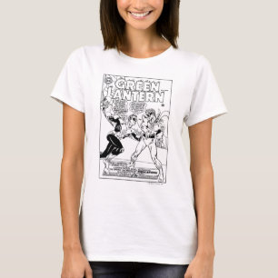 T-shirts Lanterna verde no anel, preto e branco