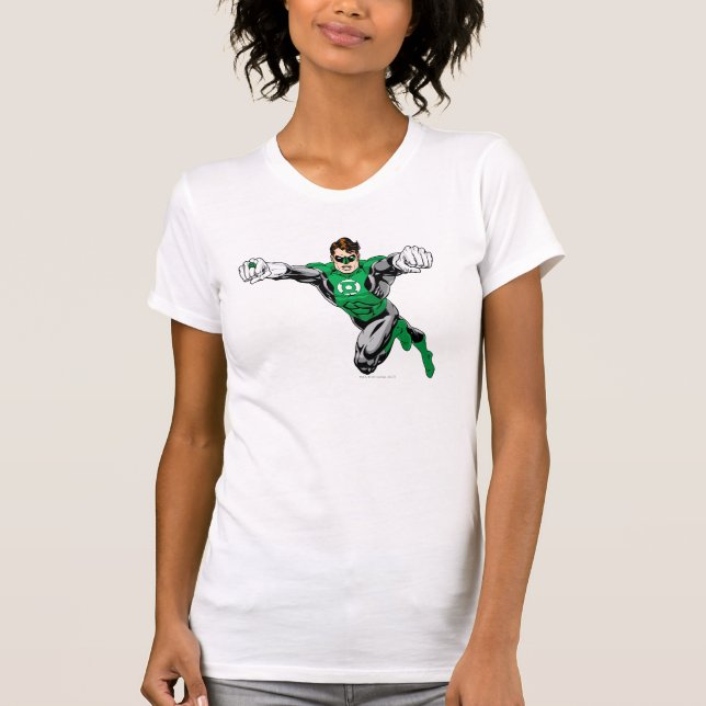 T-shirts Lanterna Verde - Olhando para a Frente (Frente)