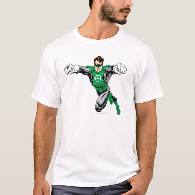 T-shirts Lanterna Verde - Olhando para a Frente (Frente)