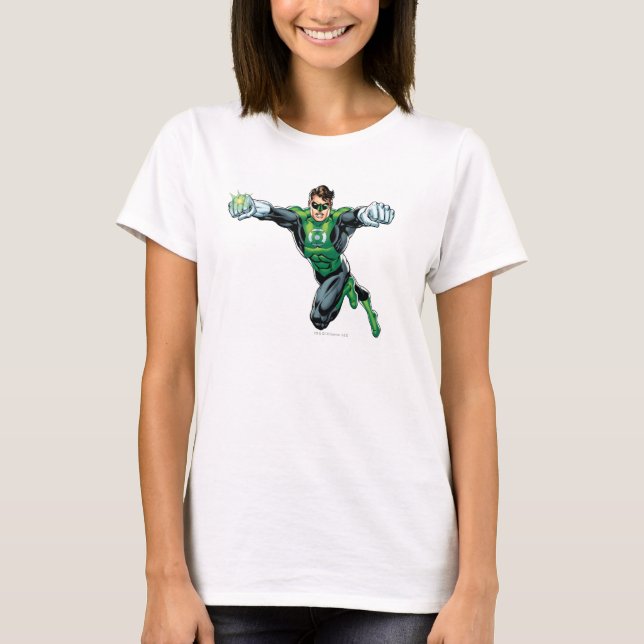 T-shirts Lanterna Verde - Quadrinhos, Olhando para frente (Frente)