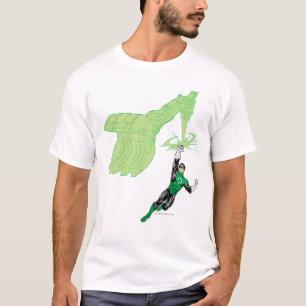 T-shirts Lanterna verde - rendida inteiramente, com máquin
