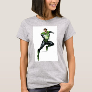 T-shirts Lanterna verde - rendida inteiramente, saltando