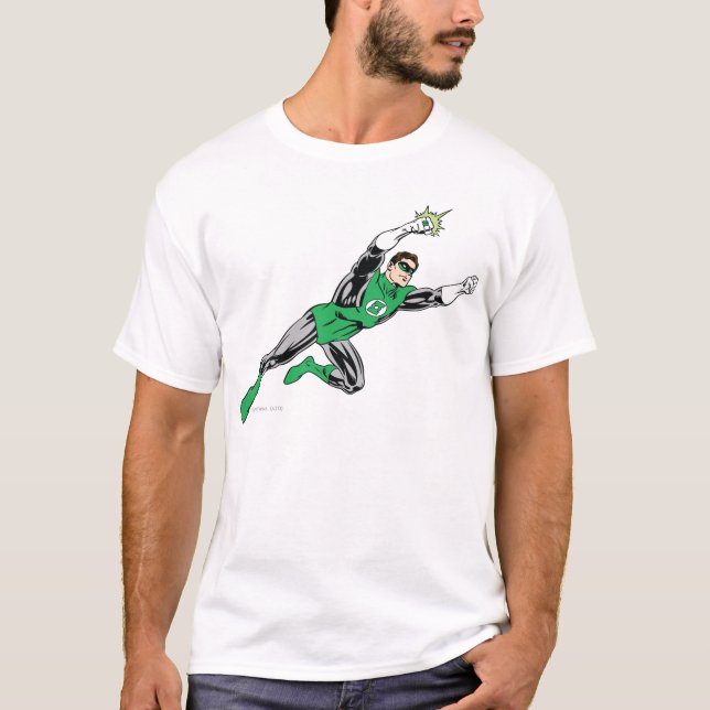 T-shirts Lanterna Verde Voa à Direita (Frente)