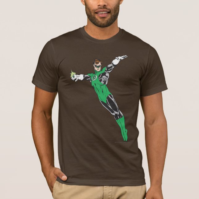 T-shirts Lanterna Verde Voa Para Cima (Frente)