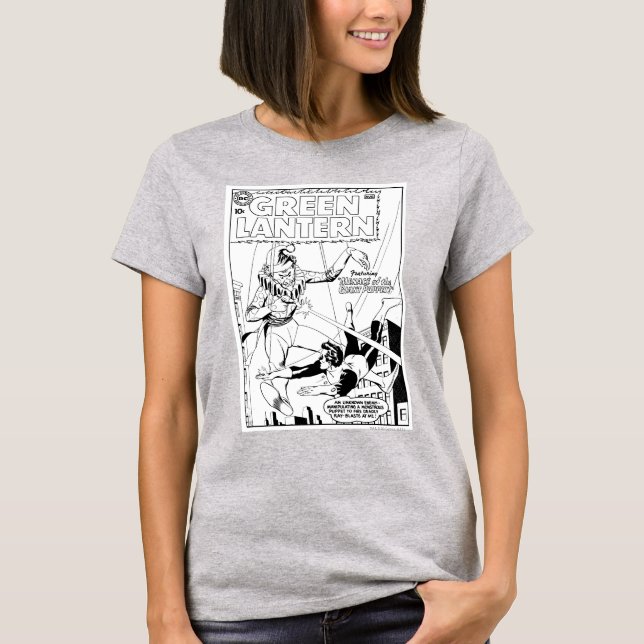 T-shirts Lanterna Verde vs Palhaço, Preto e Branco (Frente)