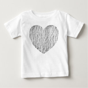 T-shirts Lápis - Branco sobre preto