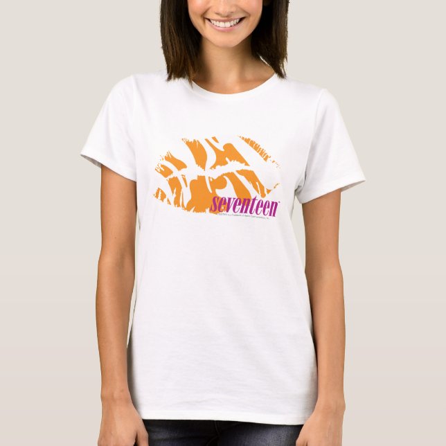 T-shirts Laranja da zebra (Frente)