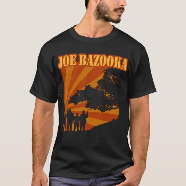 T-shirts Laranja de JB 1 no preto (Frente)
