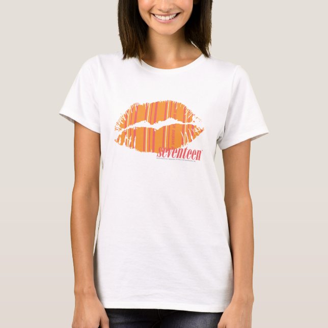 T-shirts Laranja fina (Frente)
