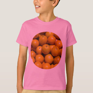 T-shirts Laranja fruta no mercado da Flórida