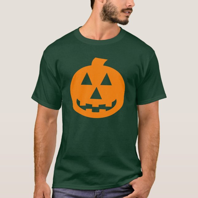 T-shirts Laranja gráfica dos confetes o'Lantern de Jack (Frente)