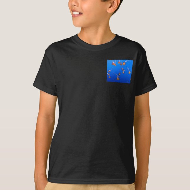 T-shirts Laranja-medusa (Frente)