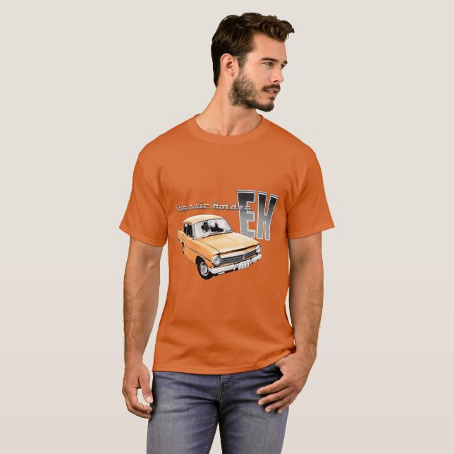 T-shirts laranja/ouro EH australiano Holden, 1963, (Frente Completa)