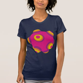 T-shirts Laranja roxa cor-de-rosa de ClumpBubble